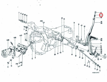 Preview: Druckfeder für Handbremse Deutz 06 / 07 / DX 3 VC